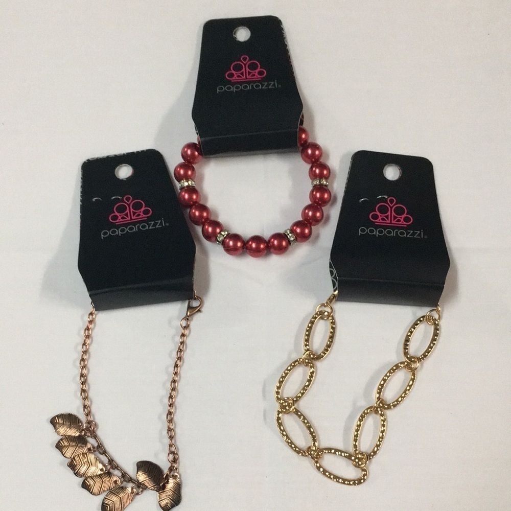 Set of 3 Paparazzi Bracelets (N)
